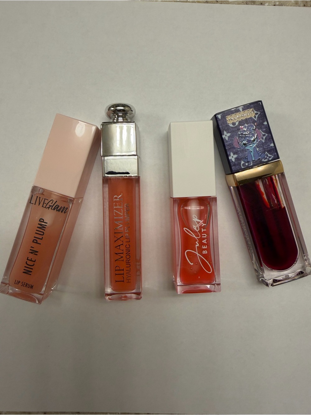 4 Pc Lip Gloss Bundle Julep LIVEGlam Stitch Unbranded